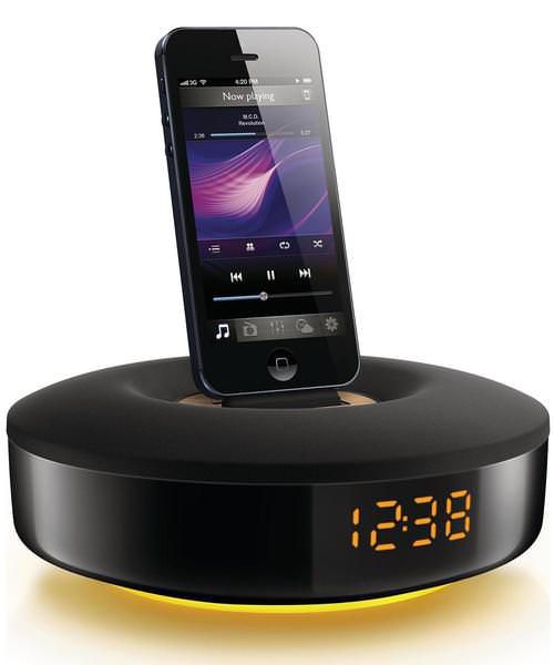 Docking Philips Ds1155 Iphone 5 Altavoces Reloj